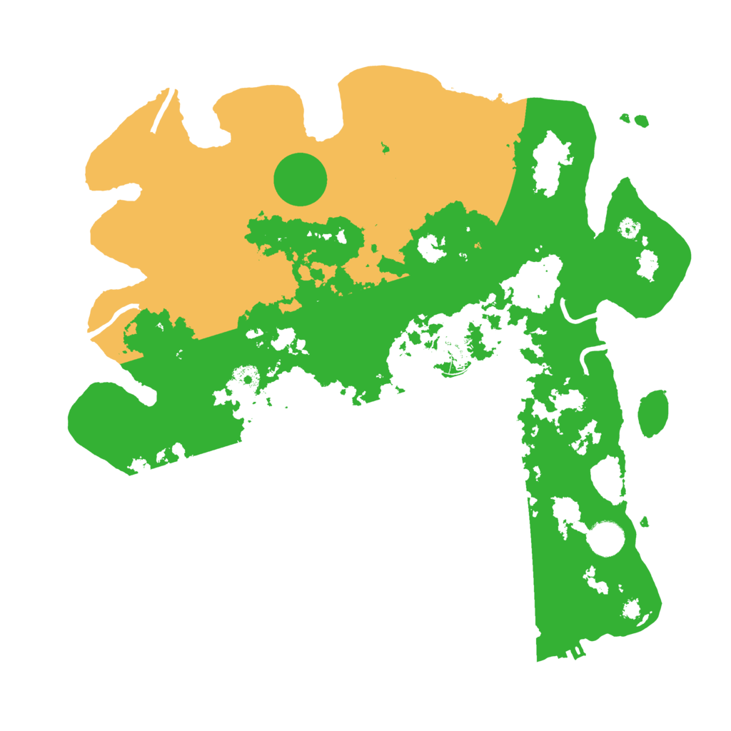 Biome Rust Map: Procedural Map, Size: 3619, Seed: 993459