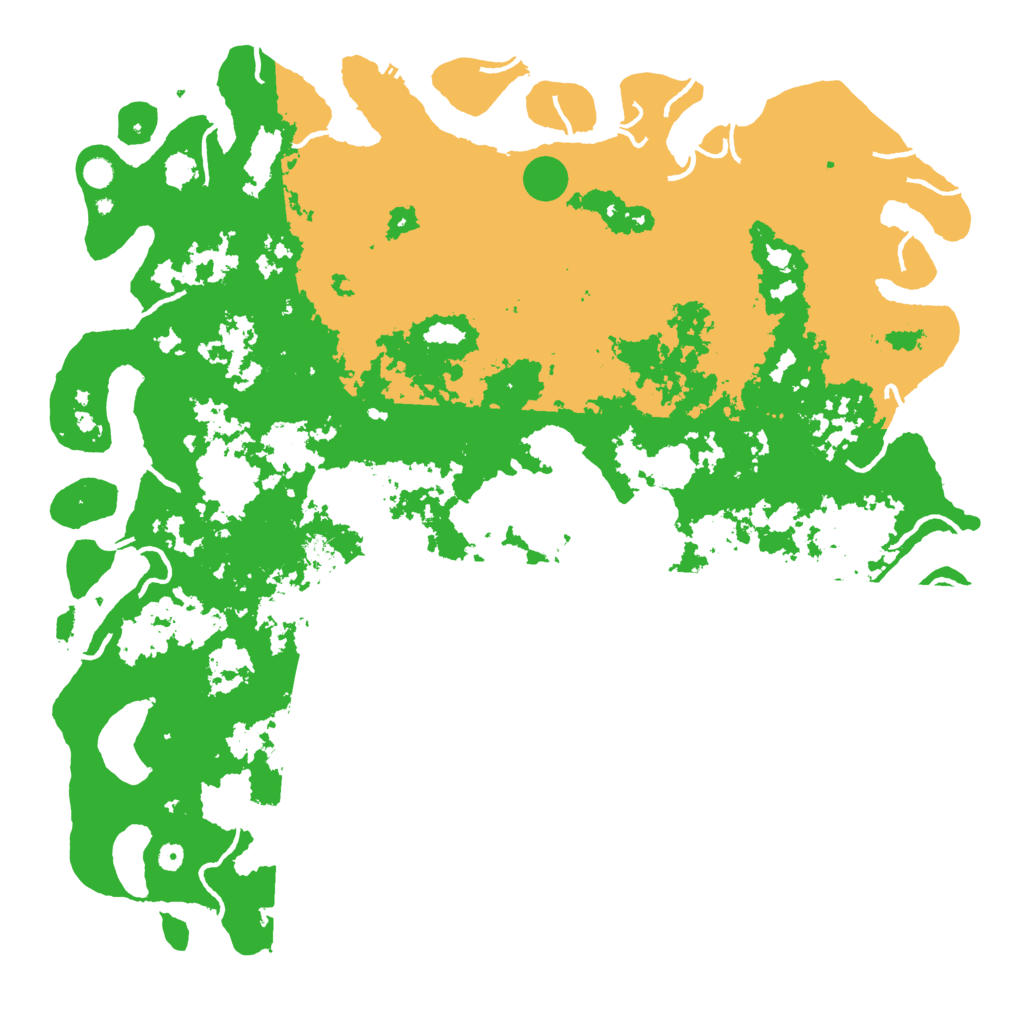 Biome Rust Map: Procedural Map, Size: 6000, Seed: 2027018622