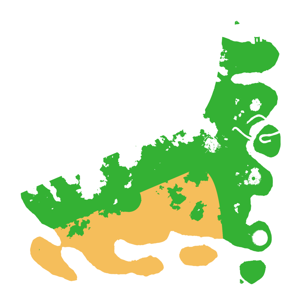 Biome Rust Map: Procedural Map, Size: 3500, Seed: 312709911