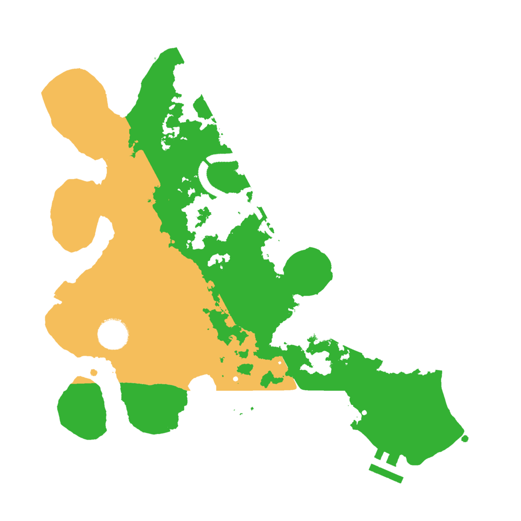 Biome Rust Map: Procedural Map, Size: 3000, Seed: 66171