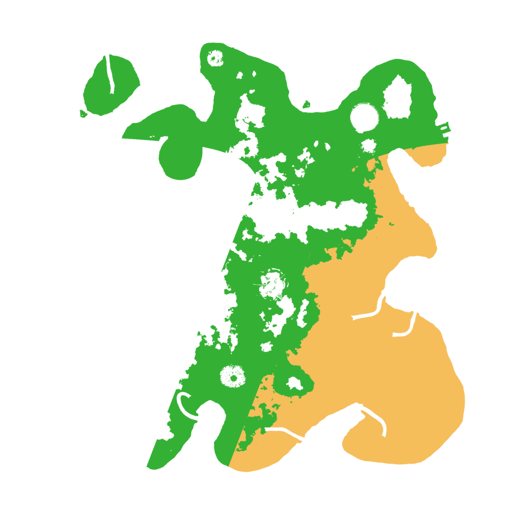 Biome Rust Map: Procedural Map, Size: 3200, Seed: 93894948