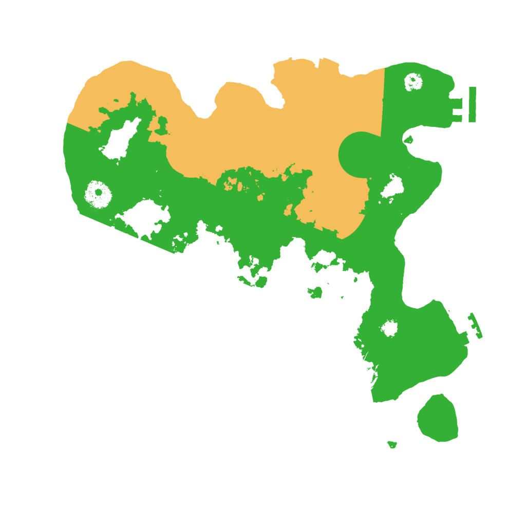 Biome Rust Map: Procedural Map, Size: 3000, Seed: 76568109