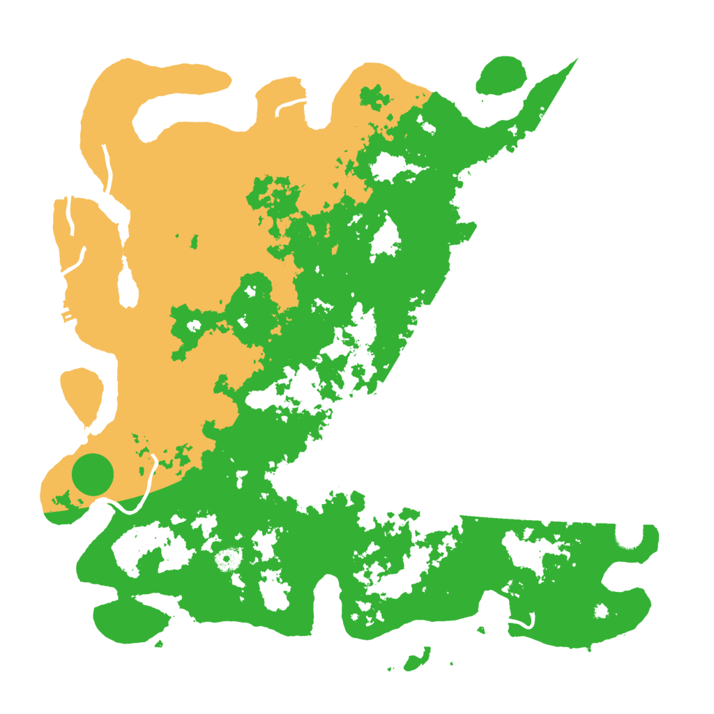 Biome Rust Map: Procedural Map, Size: 4500, Seed: 2115839746