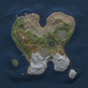 Thumbnail Rust Map: Procedural Map, Size: 2250, Seed: 50000, 10 Monuments