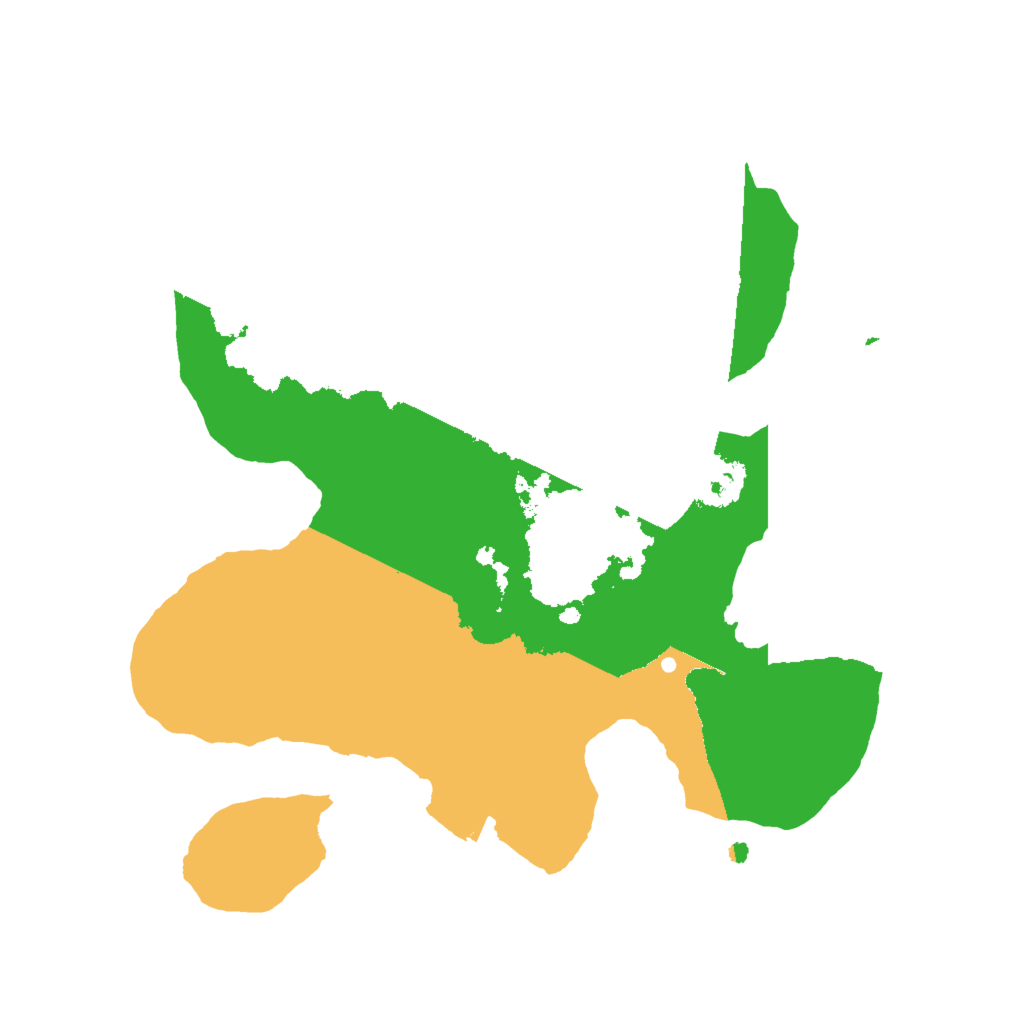 Biome Rust Map: Procedural Map, Size: 2000, Seed: 58520186