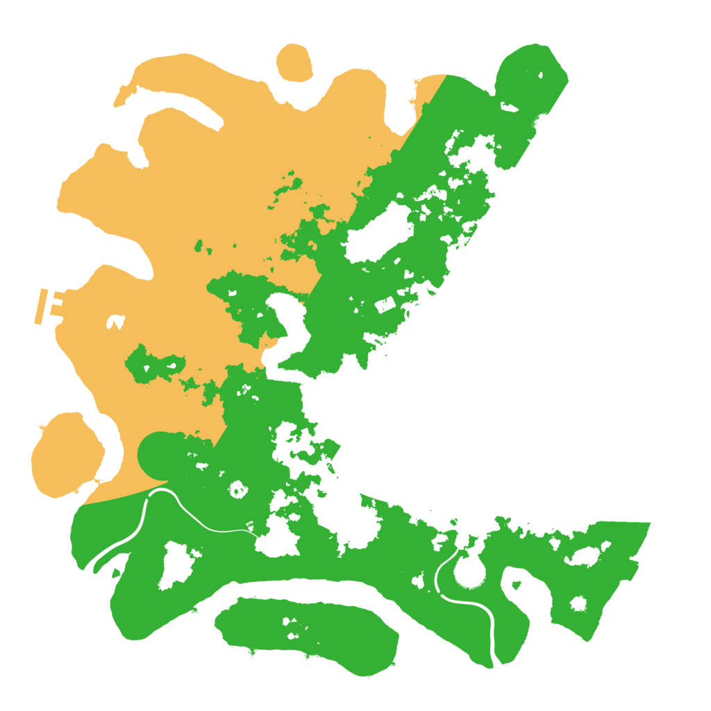 Biome Rust Map: Procedural Map, Size: 4000, Seed: 258230