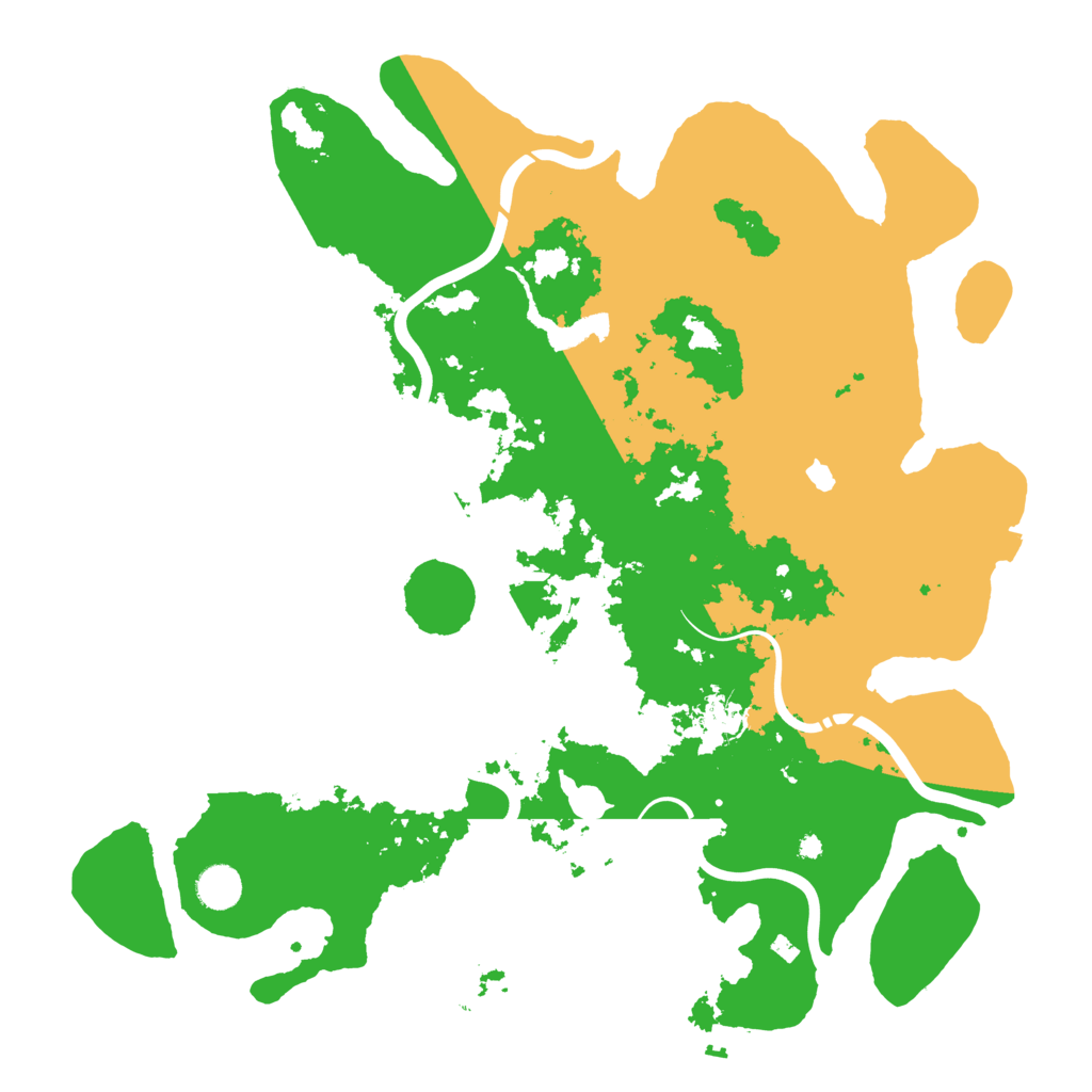 Biome Rust Map: Procedural Map, Size: 4250, Seed: 167538