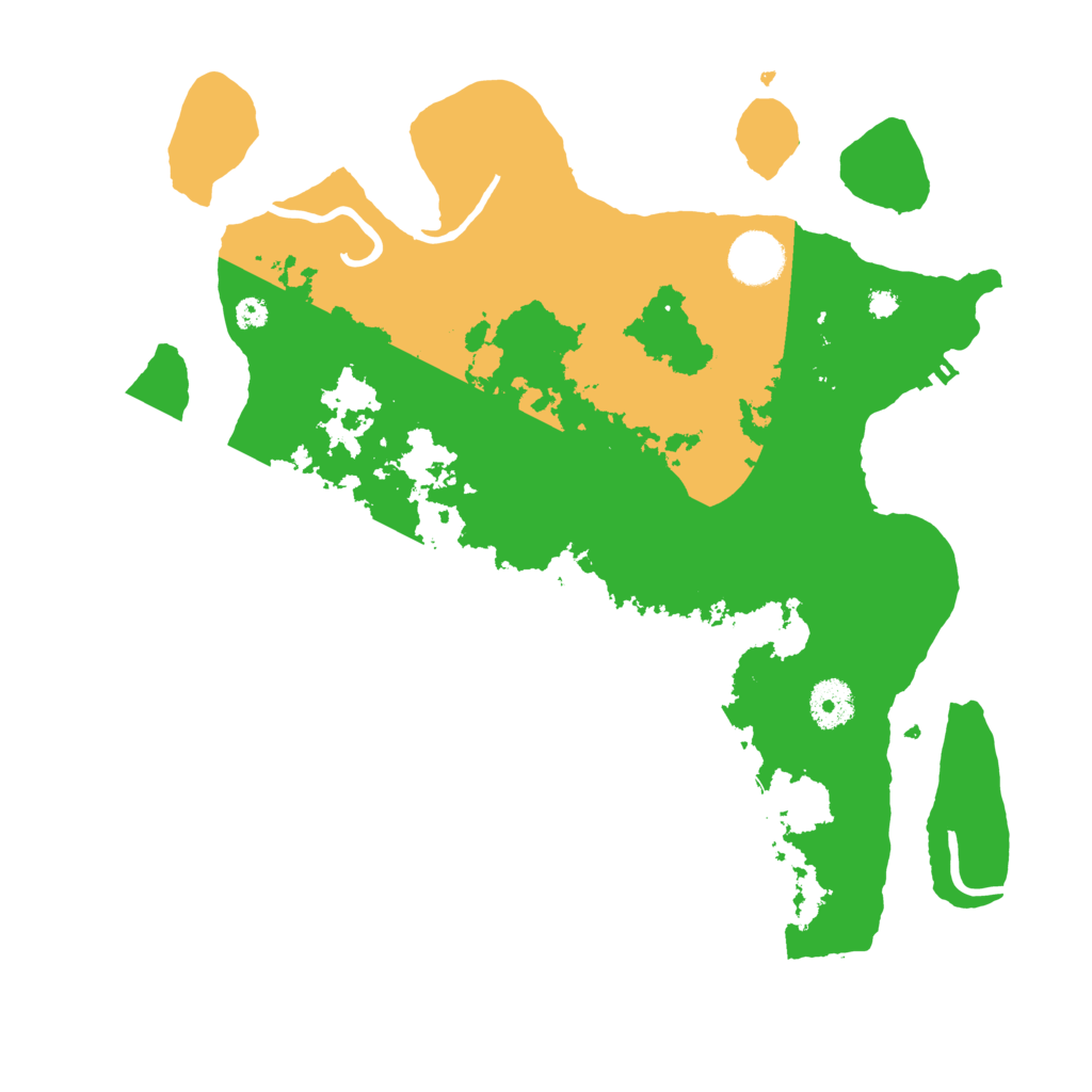 Biome Rust Map: Procedural Map, Size: 3500, Seed: 751453437