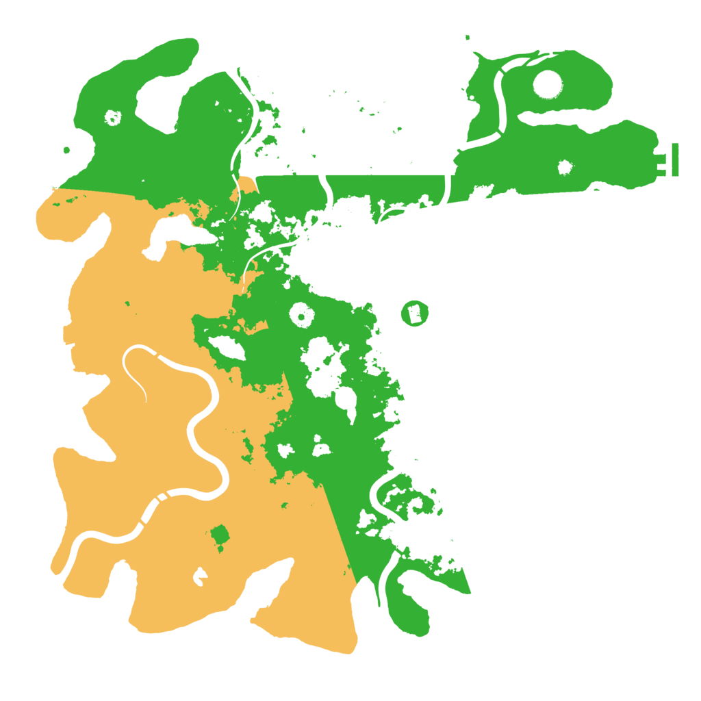 Biome Rust Map: Procedural Map, Size: 4300, Seed: 1223495974
