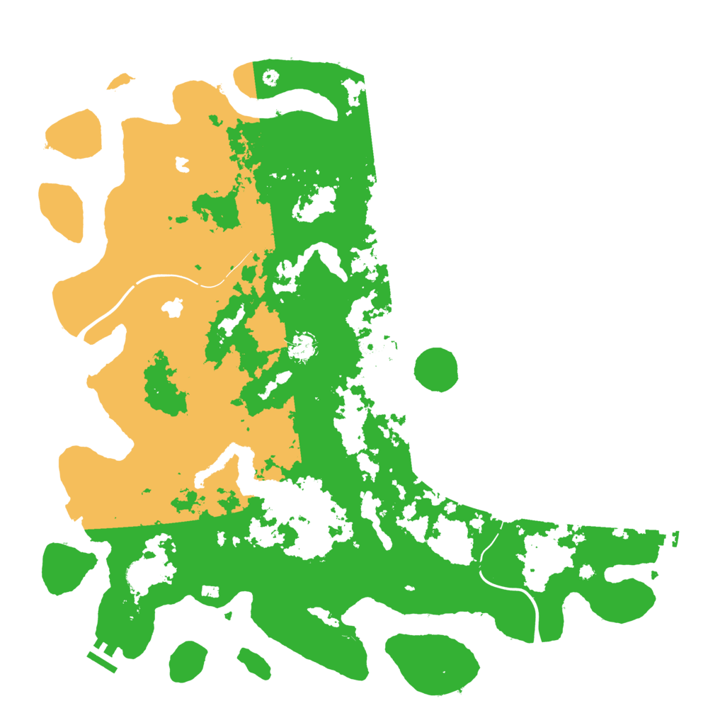 Biome Rust Map: Procedural Map, Size: 4500, Seed: 1195383240
