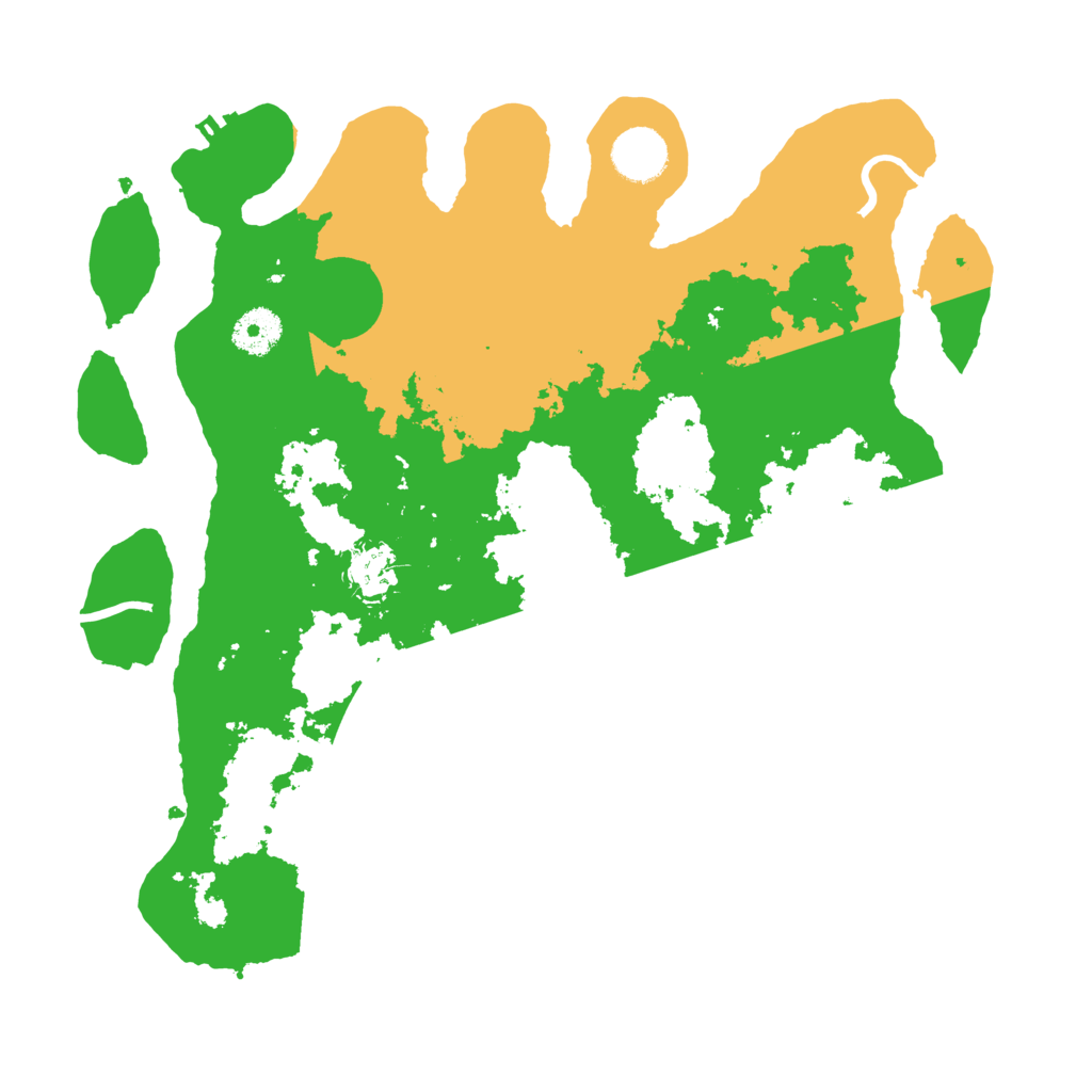 Biome Rust Map: Procedural Map, Size: 3500, Seed: 708934590