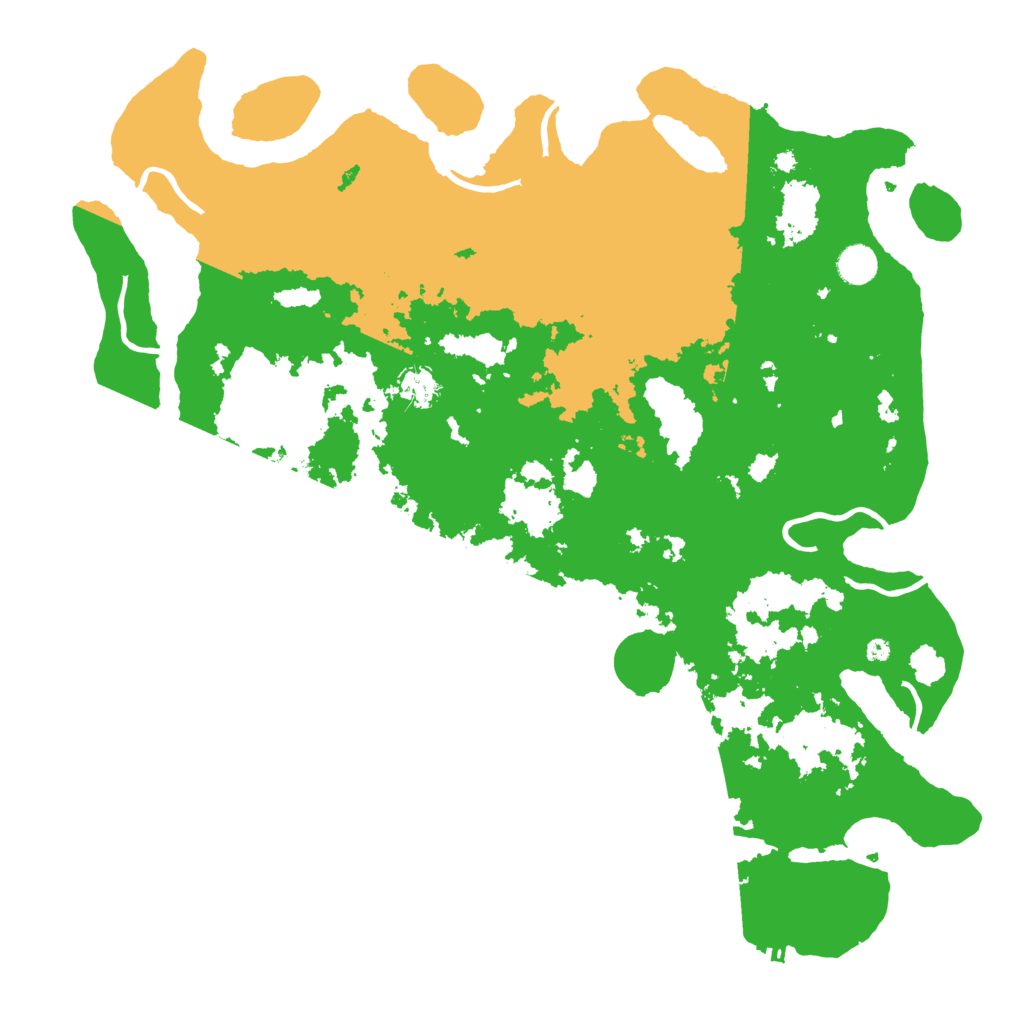 Biome Rust Map: Procedural Map, Size: 4500, Seed: 99881