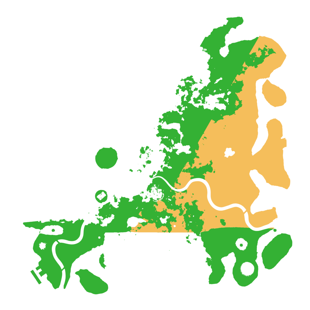 Biome Rust Map: Procedural Map, Size: 4000, Seed: 609076081