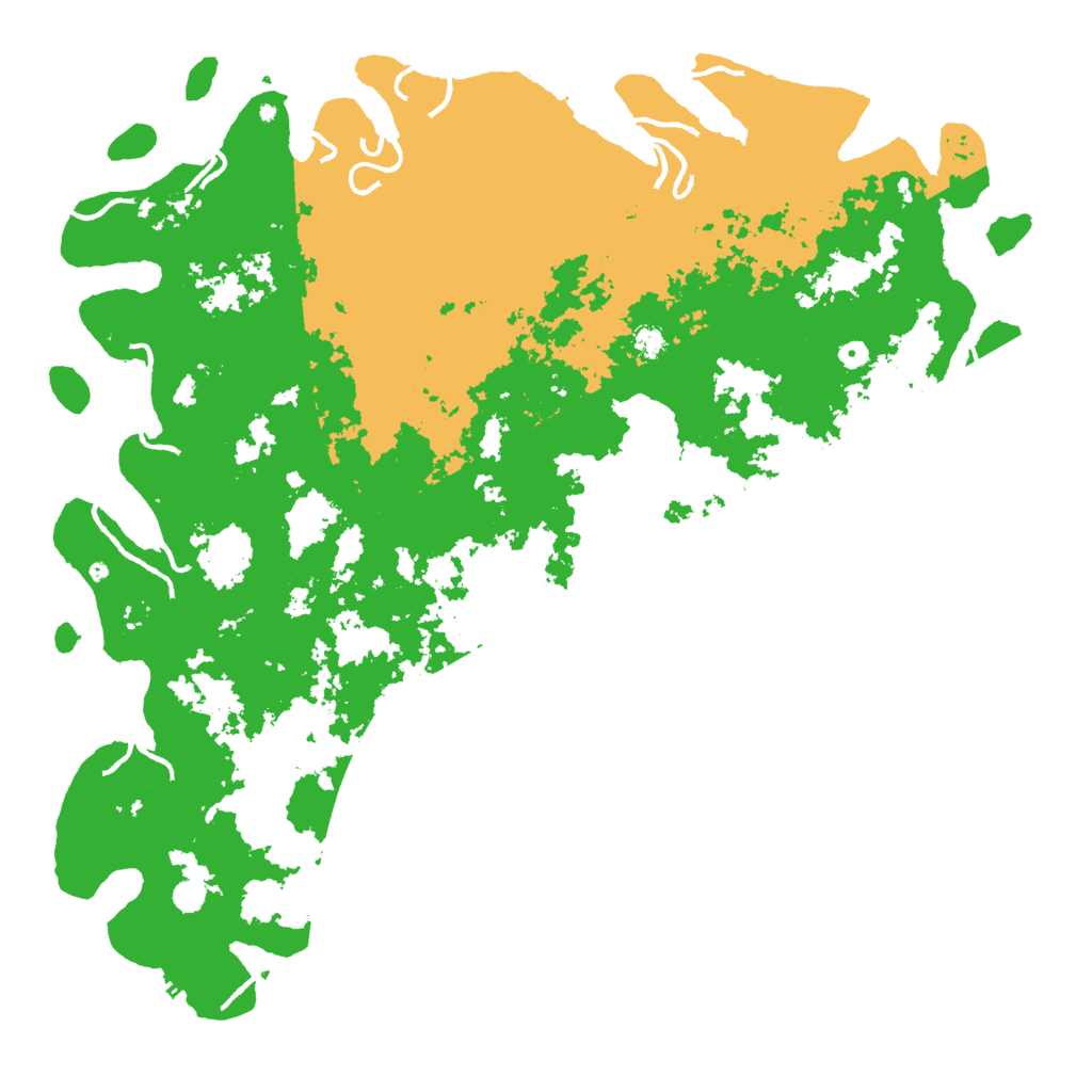 Biome Rust Map: Procedural Map, Size: 6000, Seed: 34819775