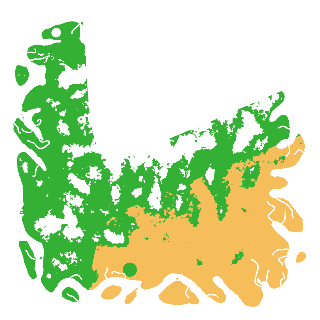 Biome Rust Map: Procedural Map, Size: 6000, Seed: 968607372