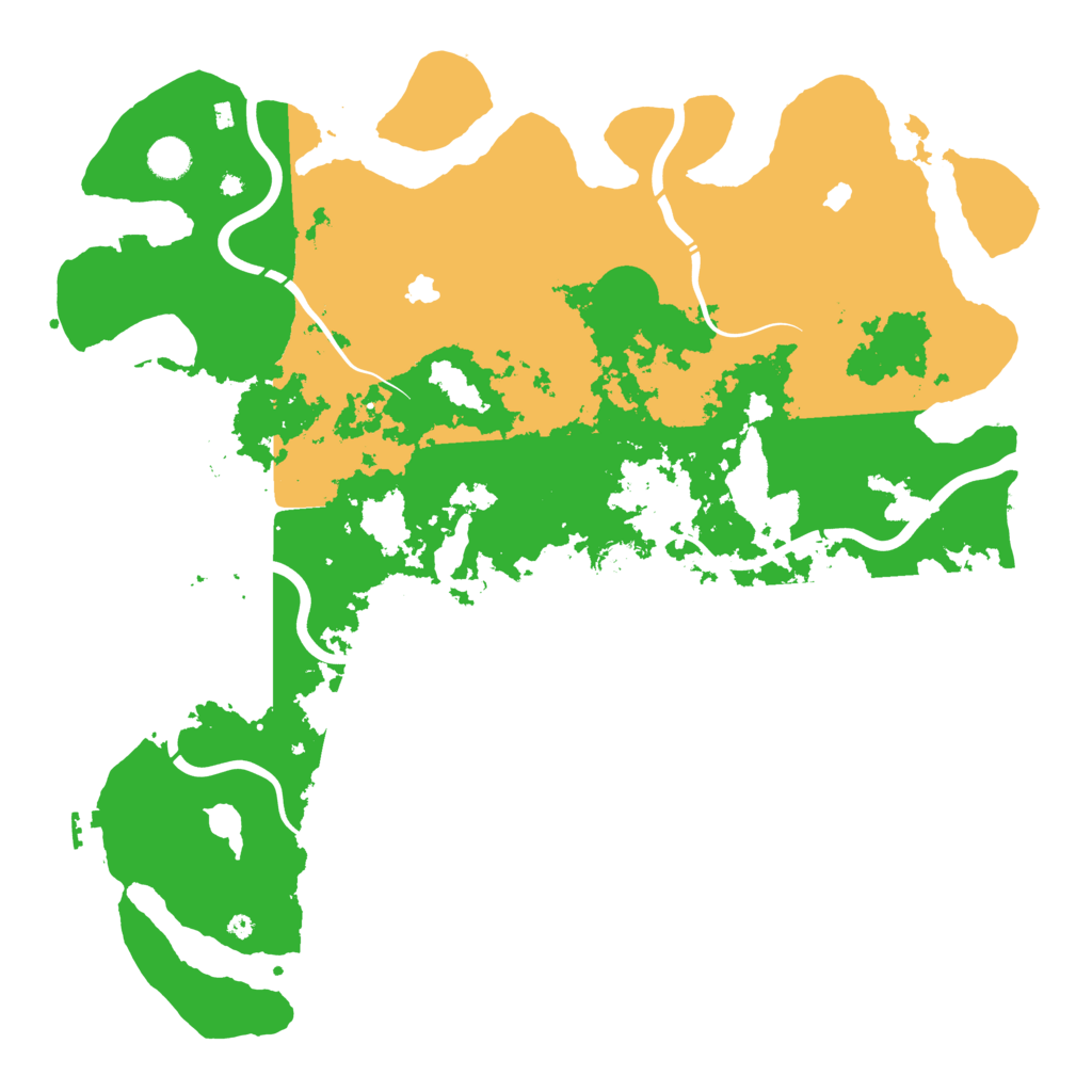 Biome Rust Map: Procedural Map, Size: 4500, Seed: 1495317509