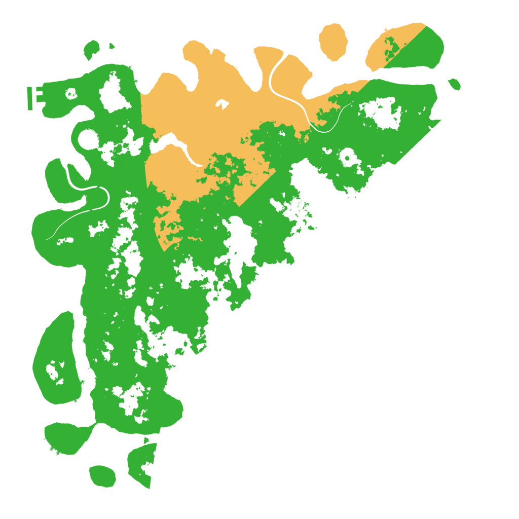 Biome Rust Map: Procedural Map, Size: 4500, Seed: 63255469