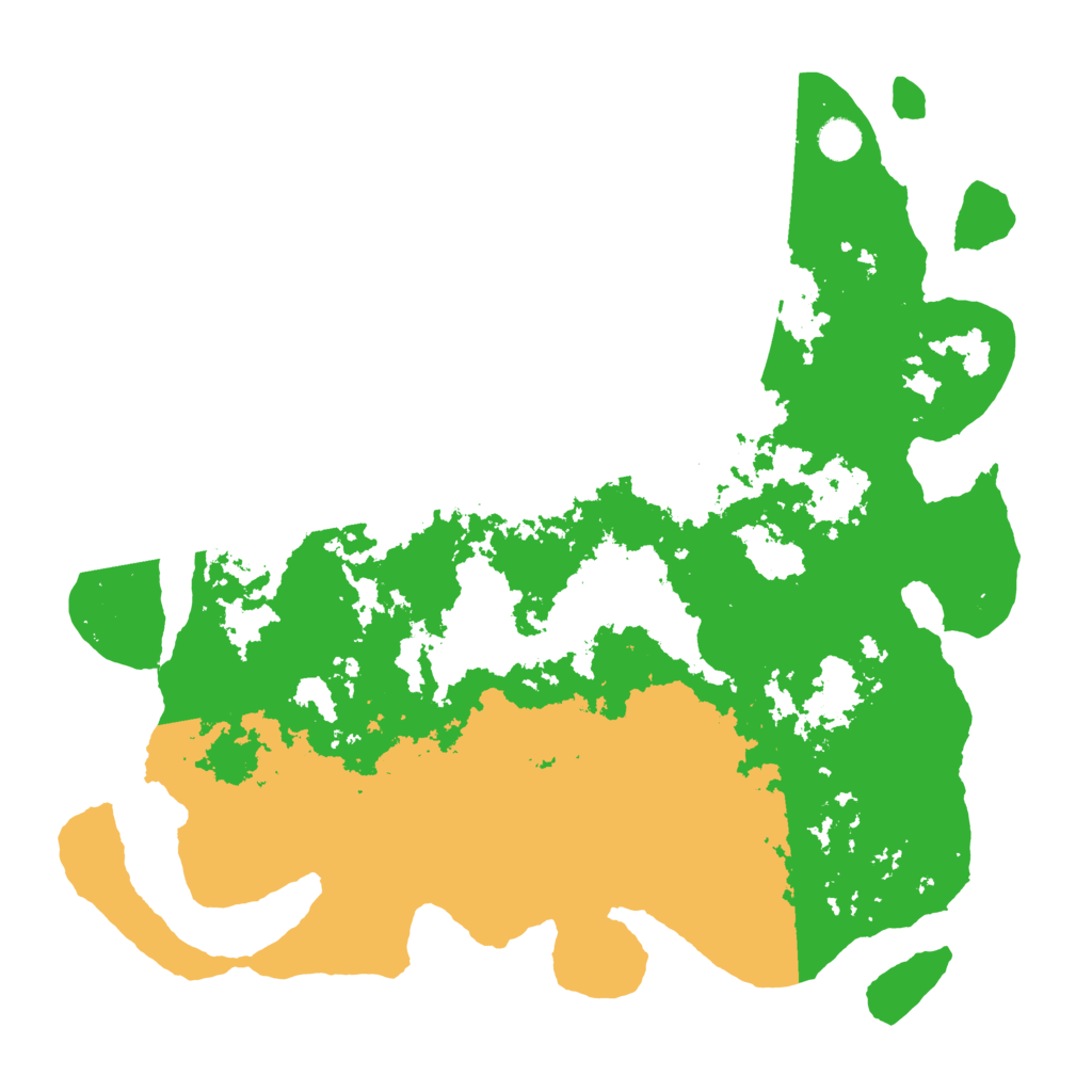 Biome Rust Map: Barren, Size: 4500, Seed: 45