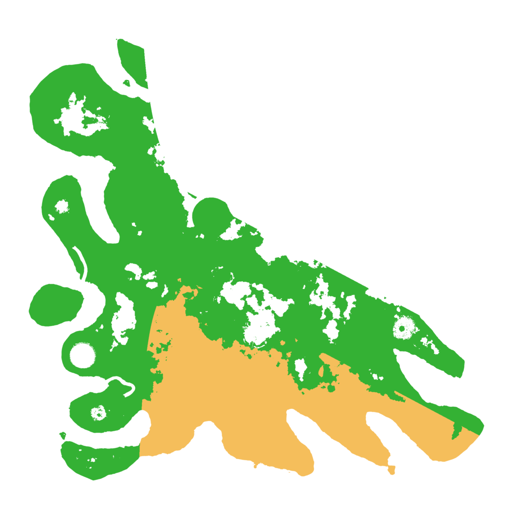 Biome Rust Map: Procedural Map, Size: 3600, Seed: 3036