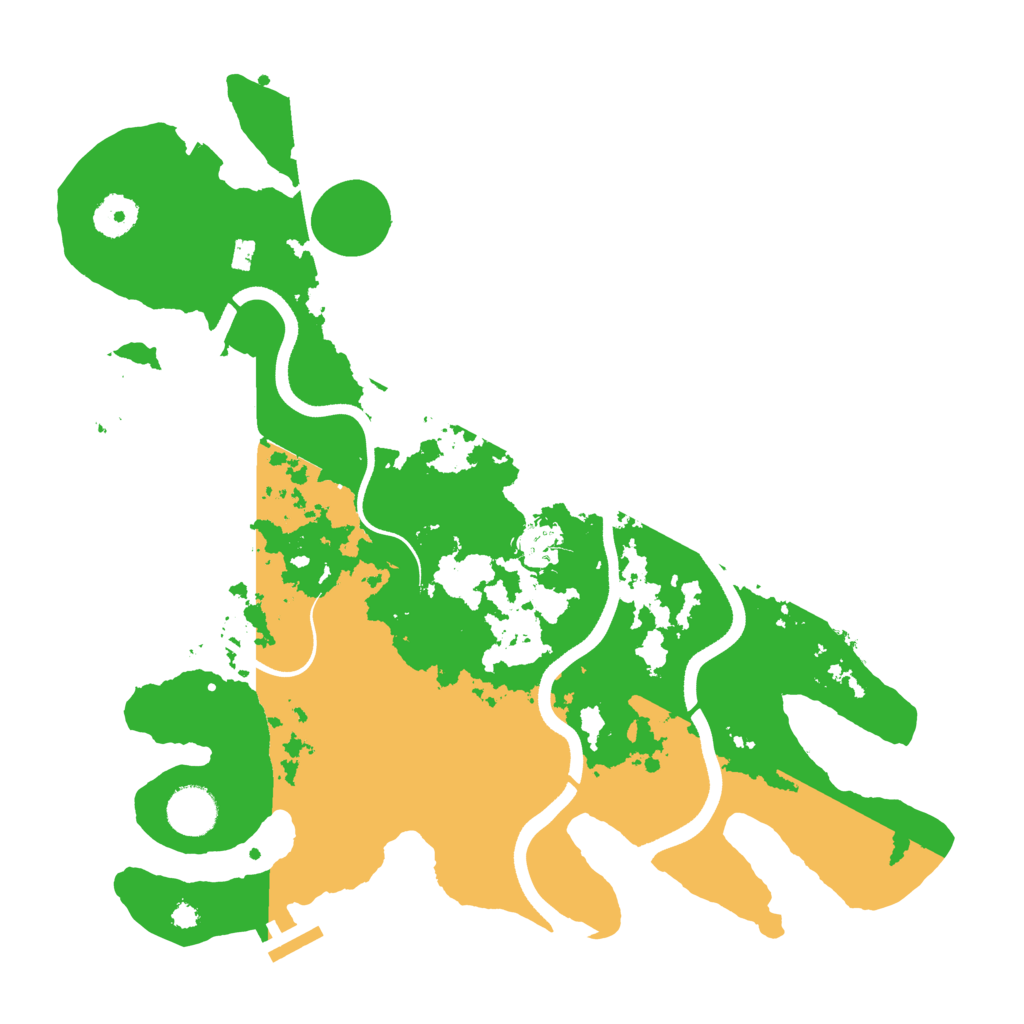 Biome Rust Map: Procedural Map, Size: 3600, Seed: 3036