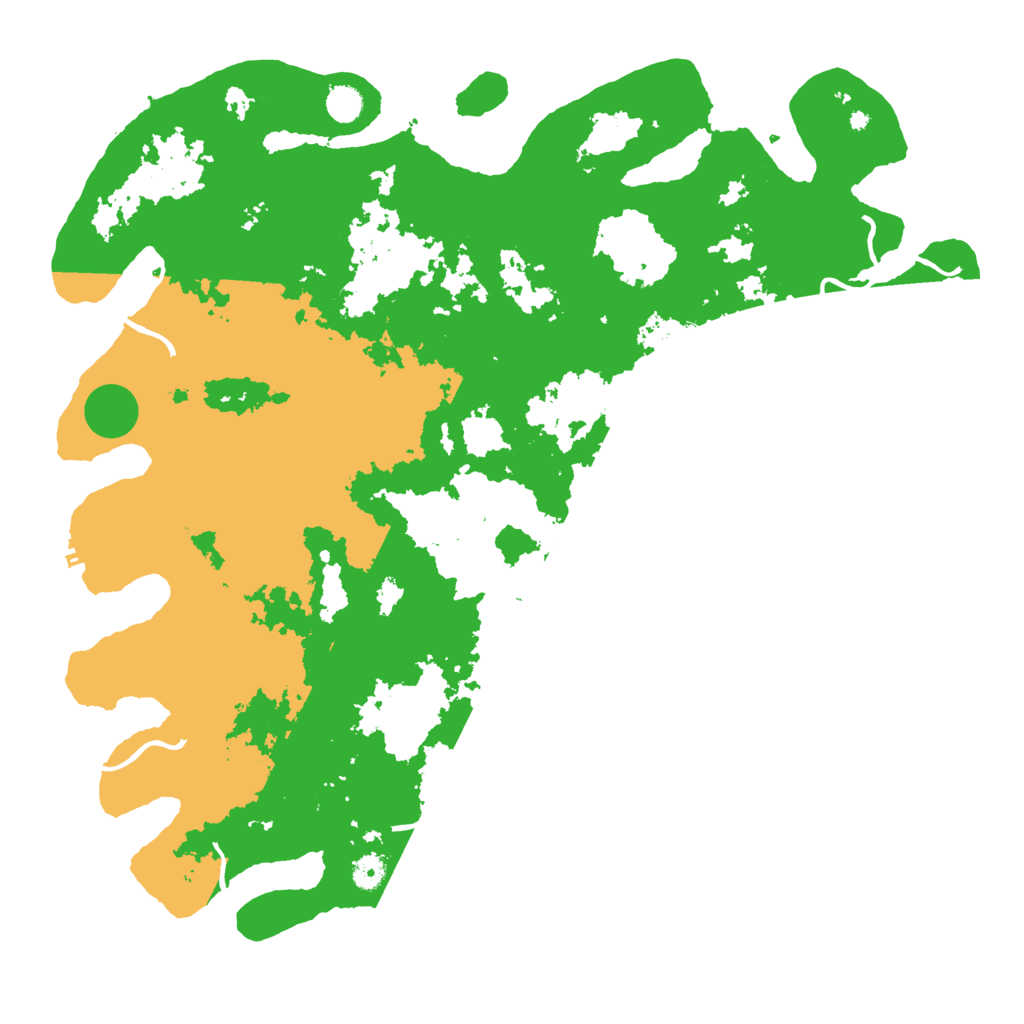 Biome Rust Map: Procedural Map, Size: 5000, Seed: 300155