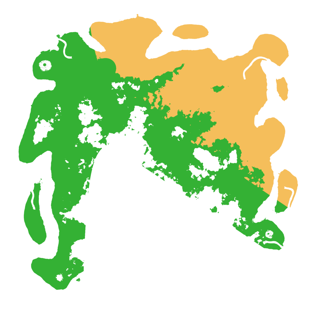 Biome Rust Map: Procedural Map, Size: 4100, Seed: 27719080