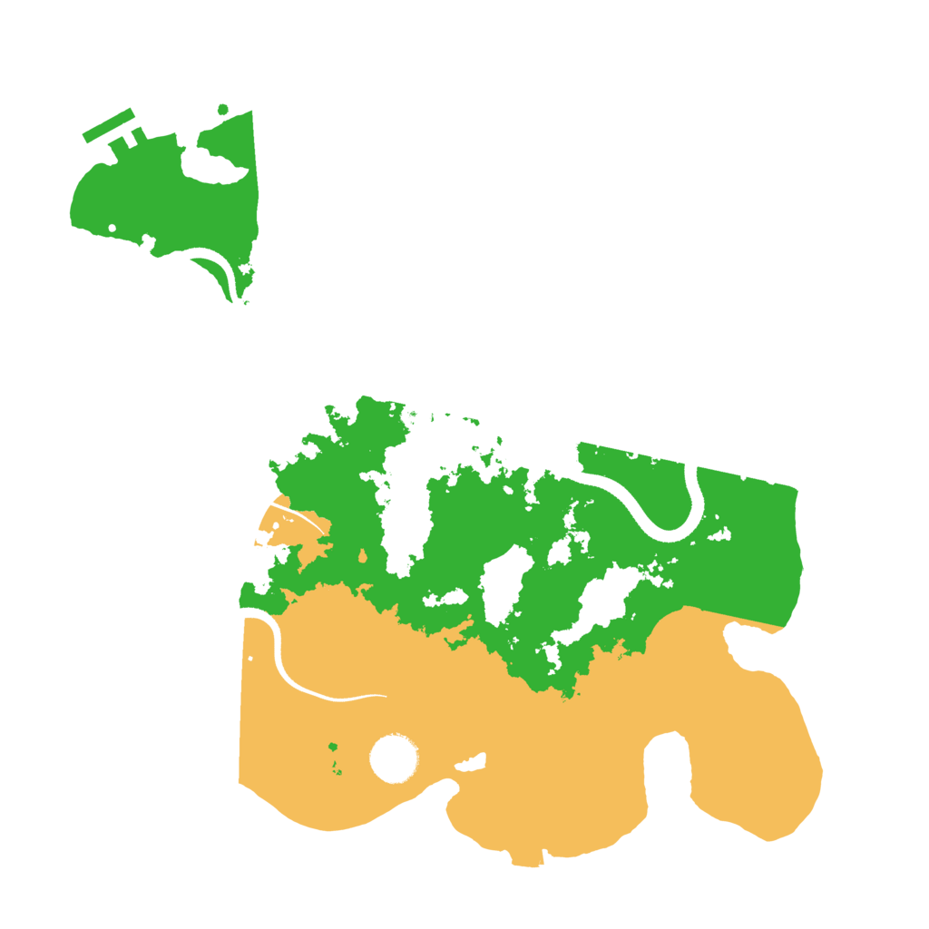 Biome Rust Map: Procedural Map, Size: 3400, Seed: 73829800