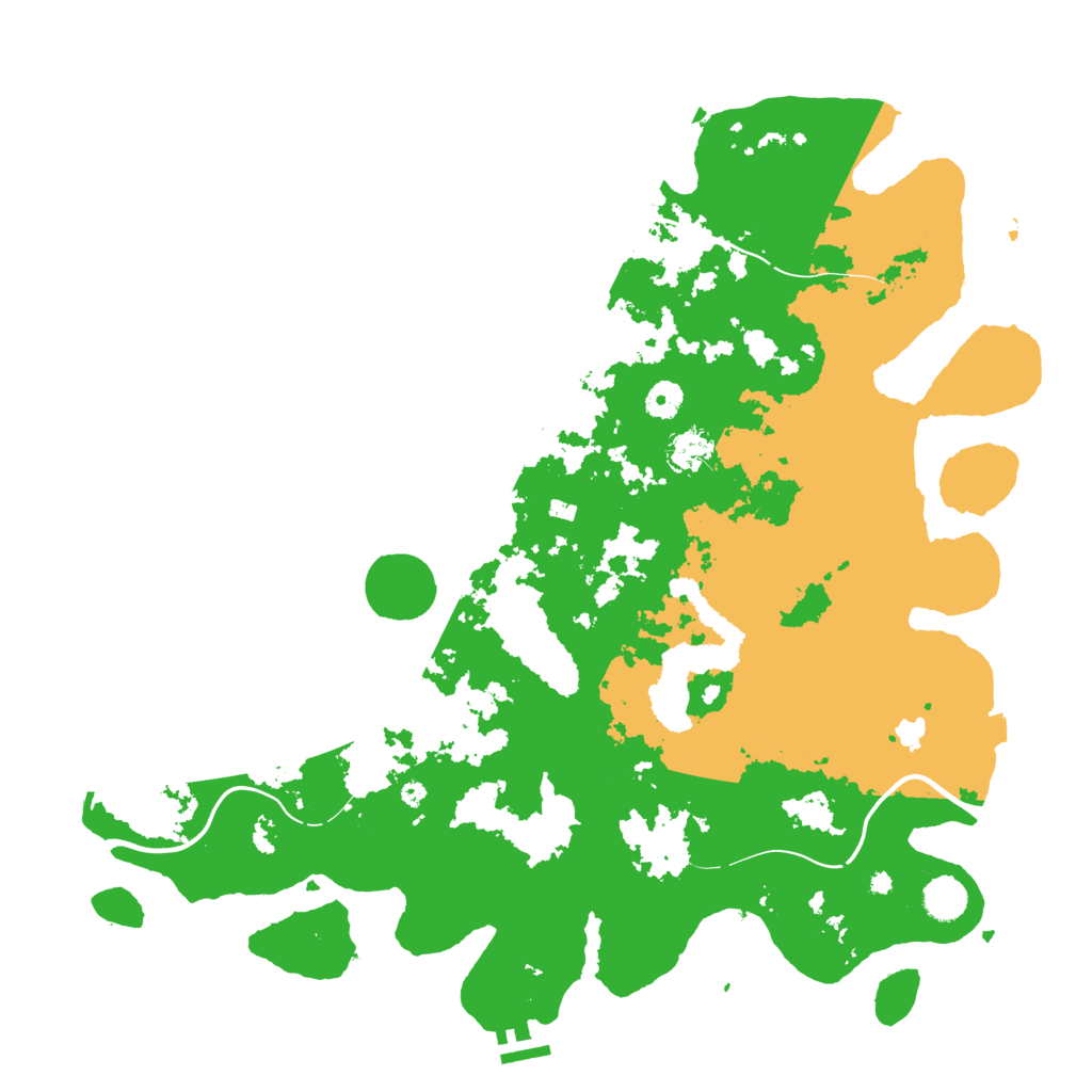Biome Rust Map: Procedural Map, Size: 4400, Seed: 49044831