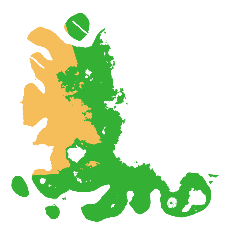 Biome Rust Map: Procedural Map, Size: 3500, Seed: 1364637334