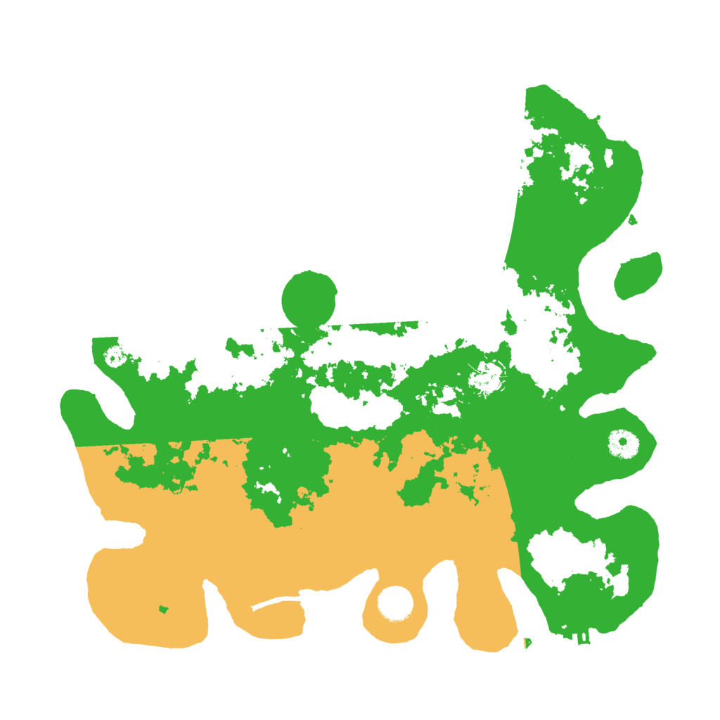 Biome Rust Map: Procedural Map, Size: 3600, Seed: 7834