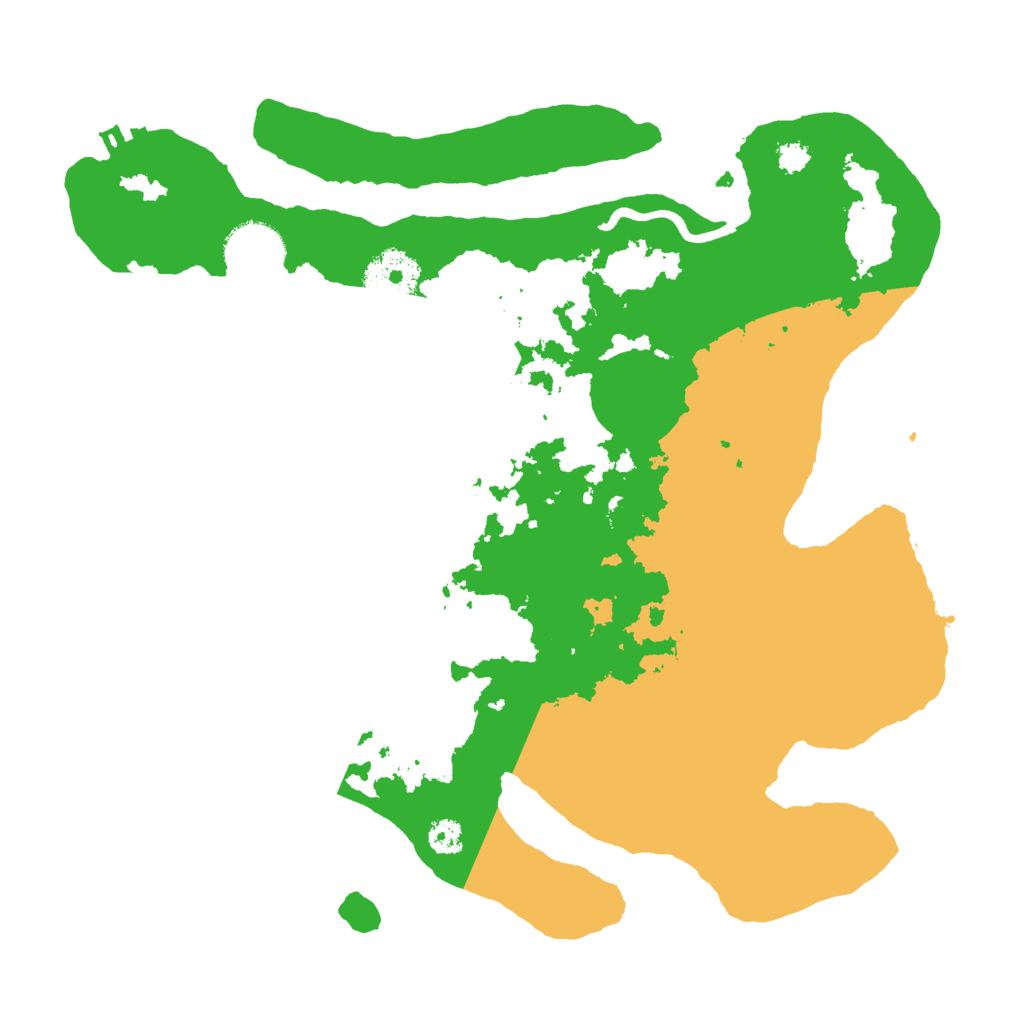 Biome Rust Map: Procedural Map, Size: 3000, Seed: 951590572