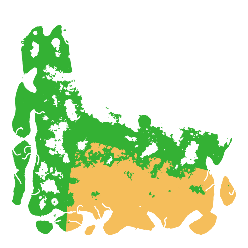 Biome Rust Map: Procedural Map, Size: 5250, Seed: 604