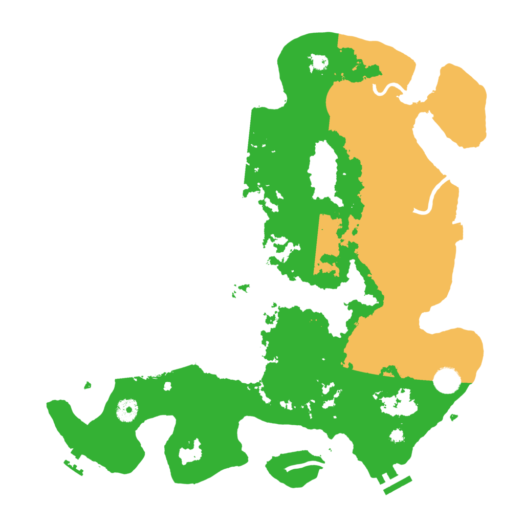 Biome Rust Map: Procedural Map, Size: 3500, Seed: 836078632