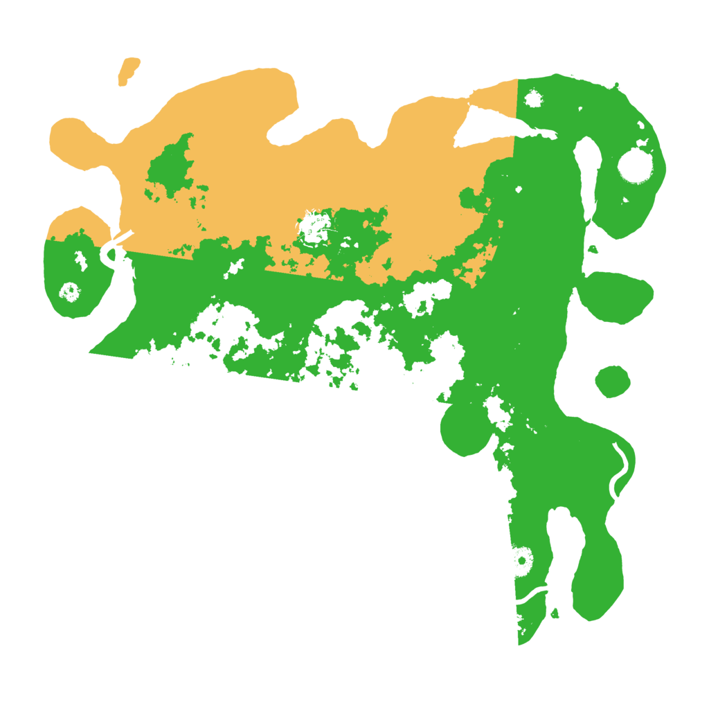 Biome Rust Map: Procedural Map, Size: 3700, Seed: 8079259