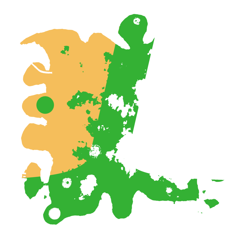 Biome Rust Map: Procedural Map, Size: 3700, Seed: 10071398