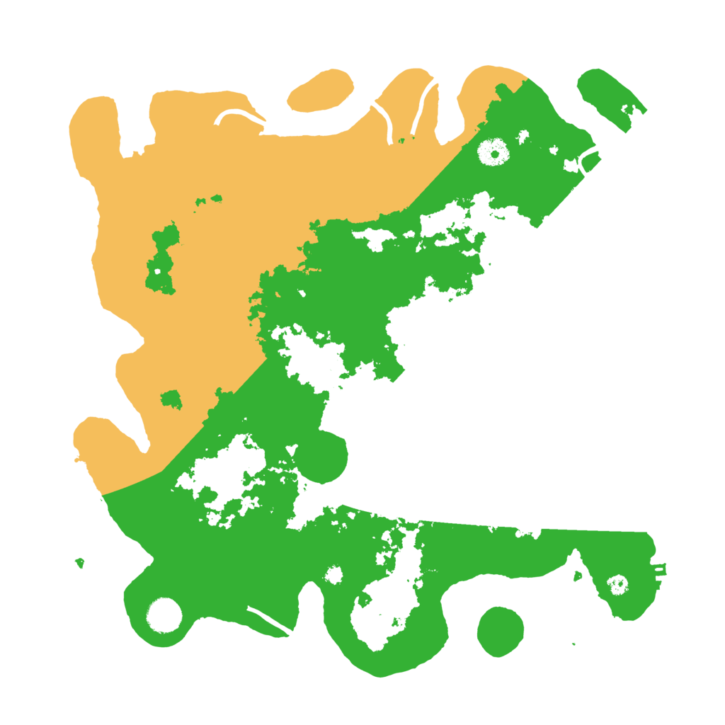 Biome Rust Map: Procedural Map, Size: 3700, Seed: 46555994