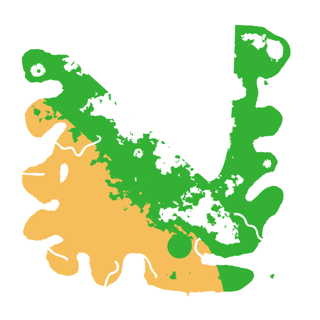 Biome Rust Map: Procedural Map, Size: 3500, Seed: 6124094