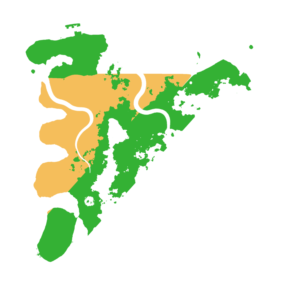 Biome Rust Map: Procedural Map, Size: 3000, Seed: 2384533