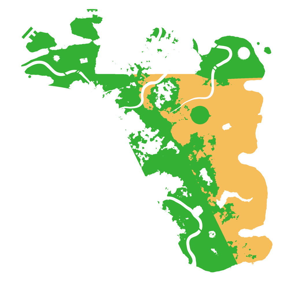 Biome Rust Map: Procedural Map, Size: 4250, Seed: 536219194