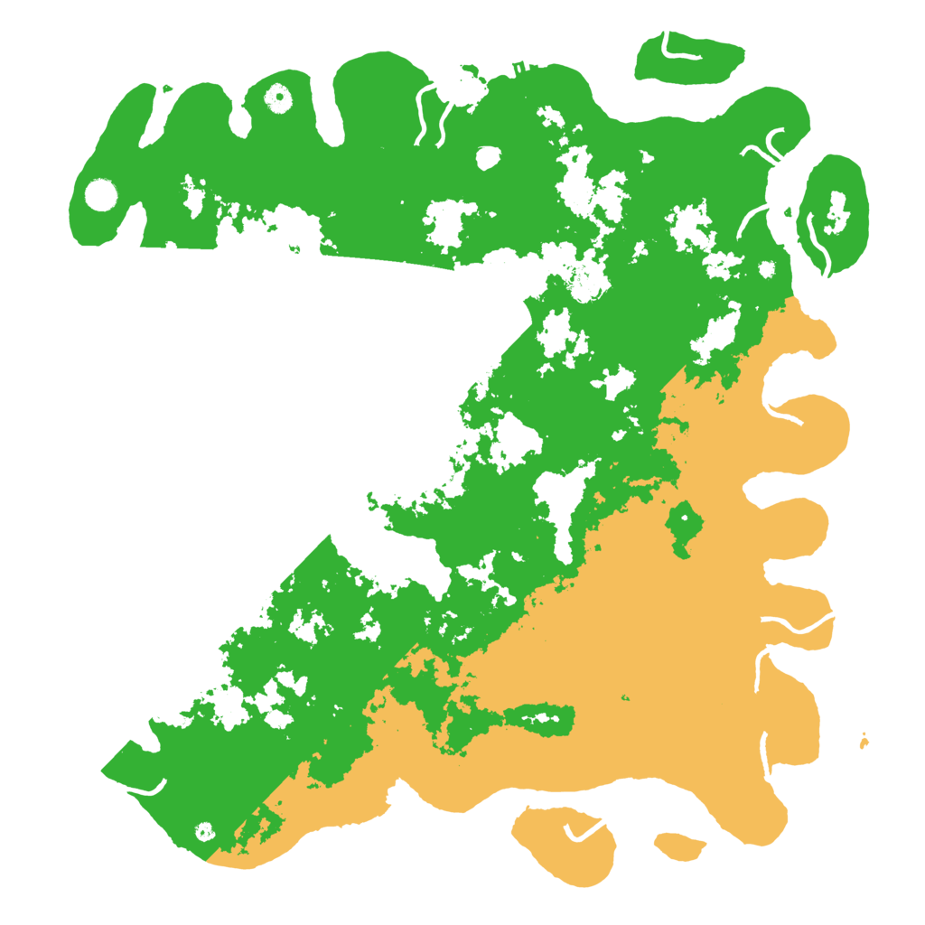 Biome Rust Map: Procedural Map, Size: 5000, Seed: 1852451493