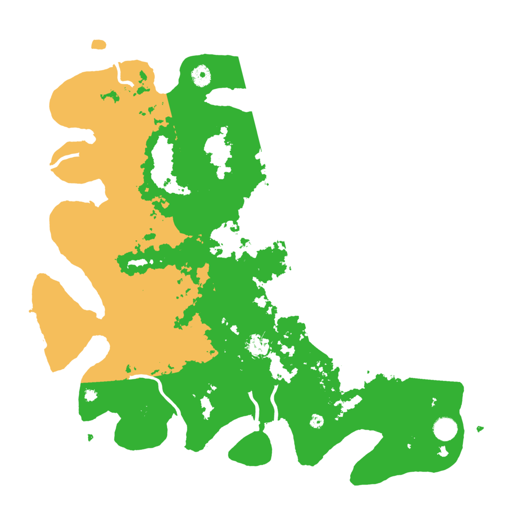 Biome Rust Map: Procedural Map, Size: 3900, Seed: 24159744