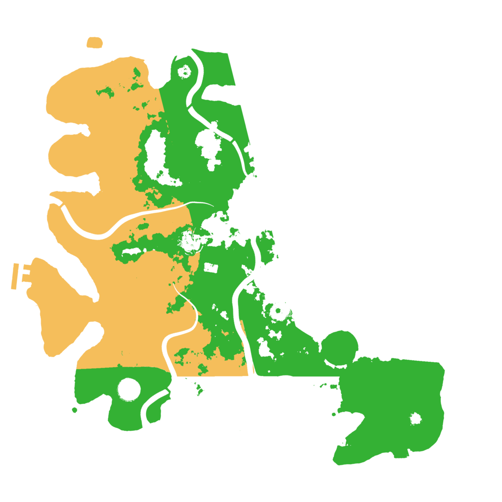 Biome Rust Map: Procedural Map, Size: 3900, Seed: 24159744