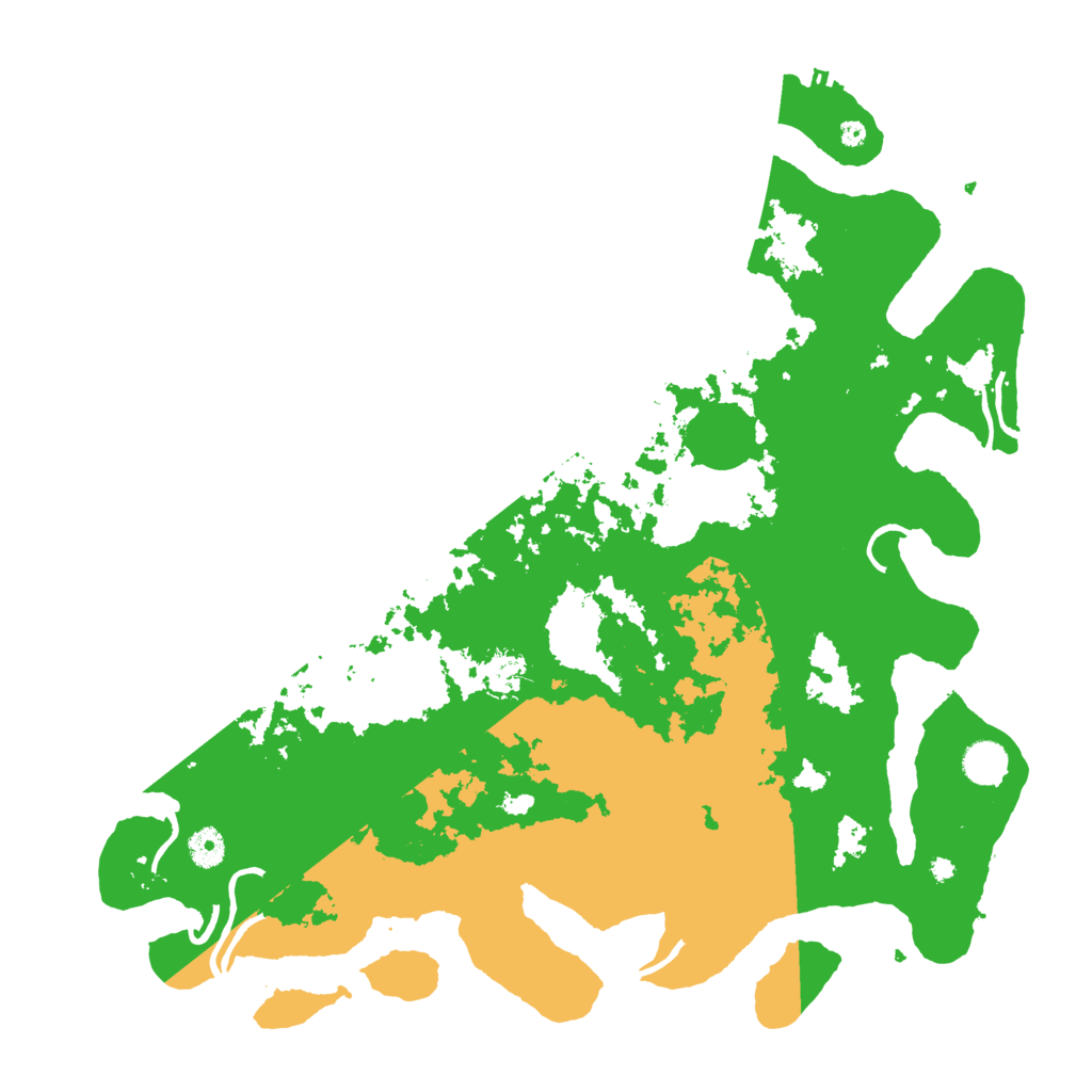 Biome Rust Map: Procedural Map, Size: 4300, Seed: 71620956