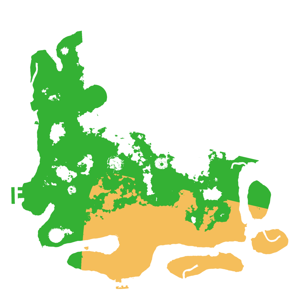 Biome Rust Map: Procedural Map, Size: 3650, Seed: 61510306