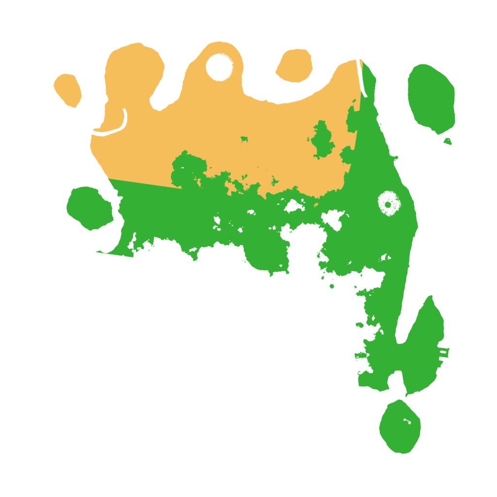 Biome Rust Map: Procedural Map, Size: 3250, Seed: 295719