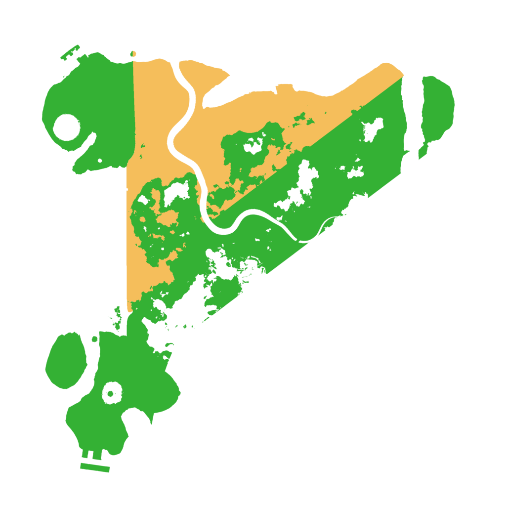 Biome Rust Map: Procedural Map, Size: 3500, Seed: 763453686