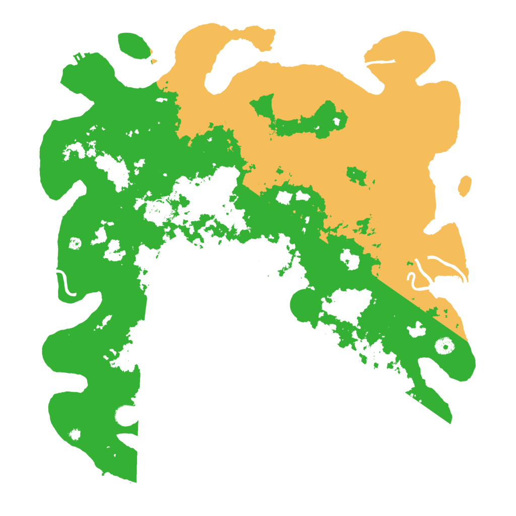 Biome Rust Map: Procedural Map, Size: 4300, Seed: 28818869