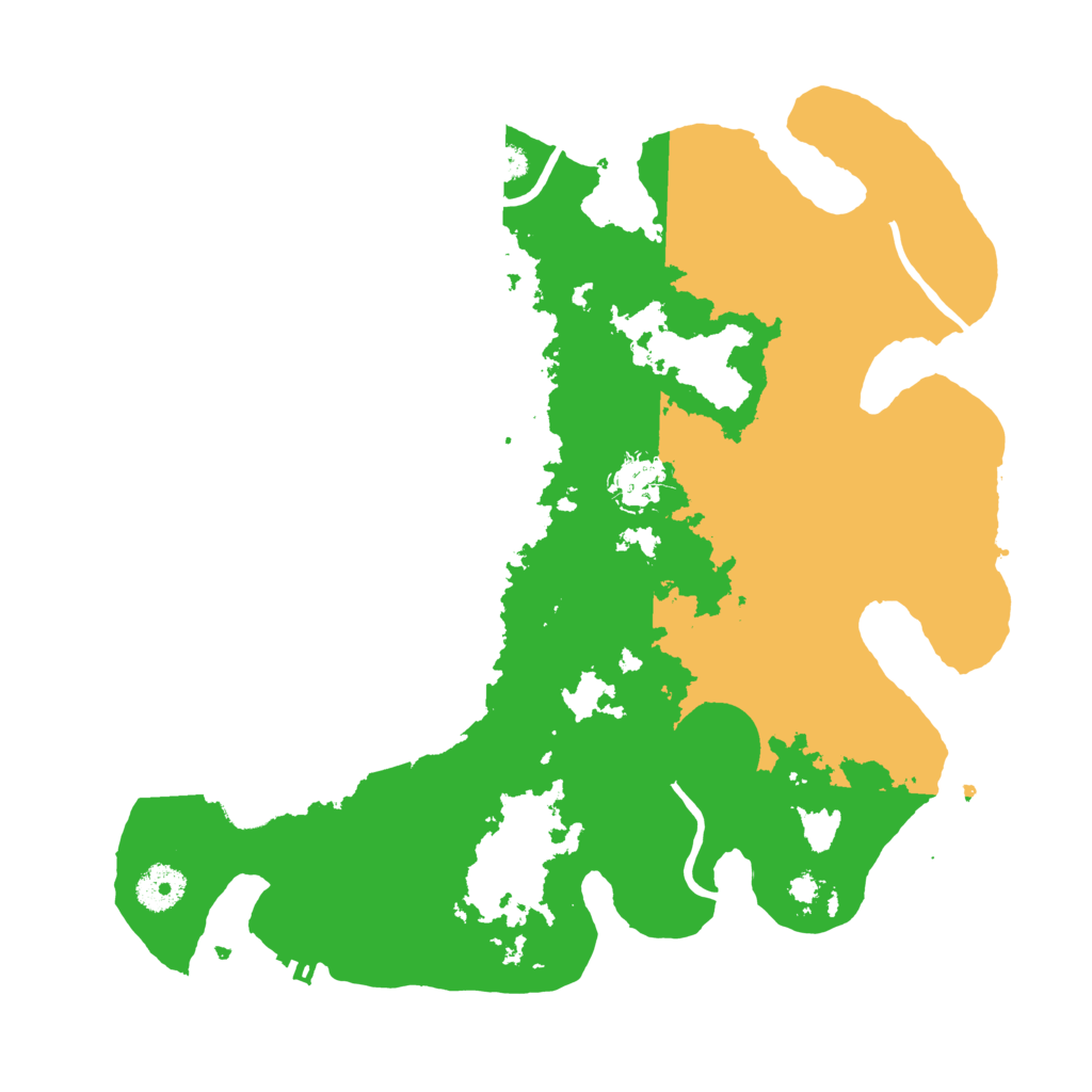 Biome Rust Map: Procedural Map, Size: 3500, Seed: 810082022