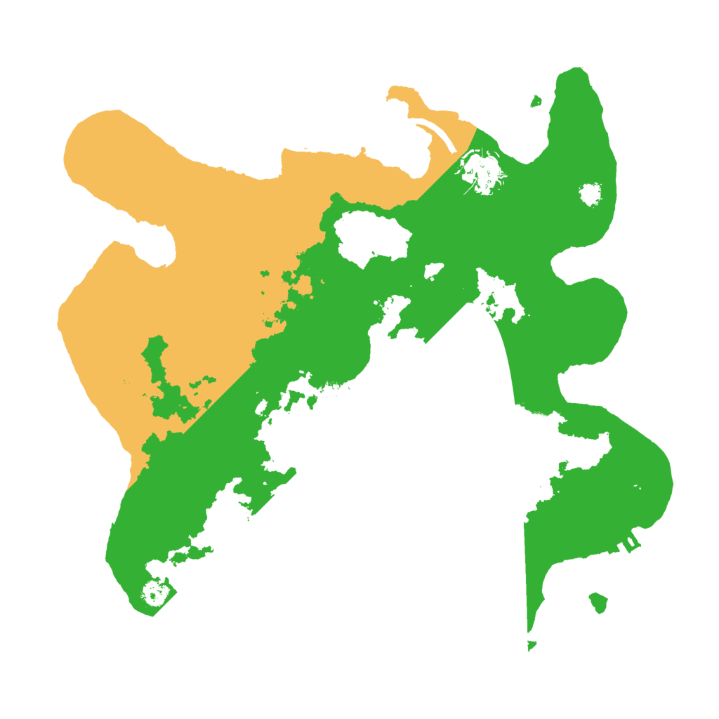 Biome Rust Map: Procedural Map, Size: 3000, Seed: 55634322