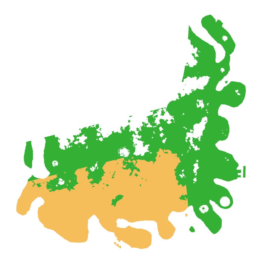 Biome Rust Map: Procedural Map, Size: 4500, Seed: 898818690